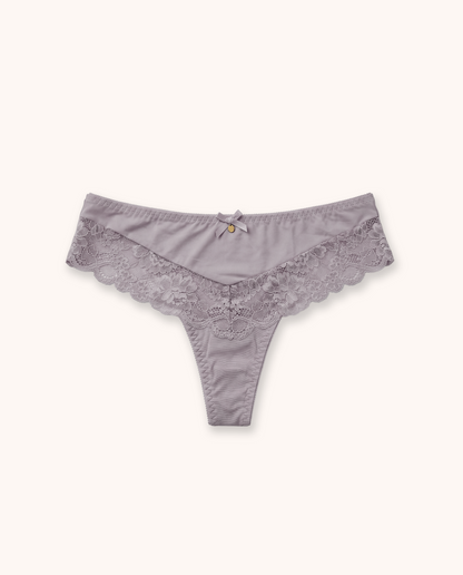 Light Cocoa Balaloum Thong Panties Front