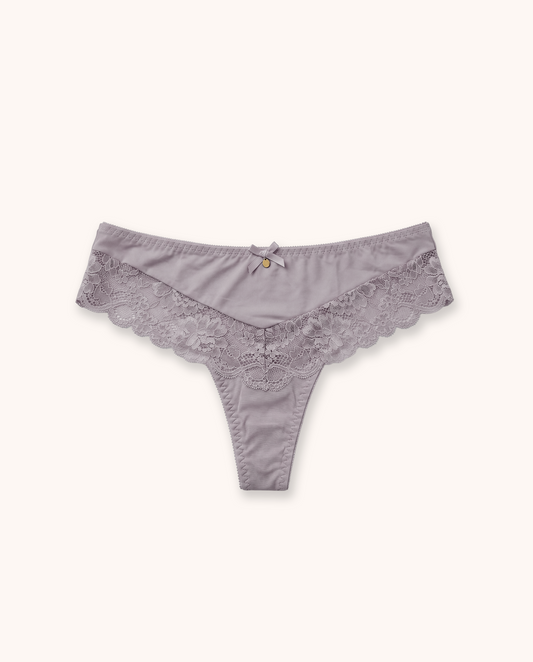 Light Cocoa Balaloum Thong Panties Front