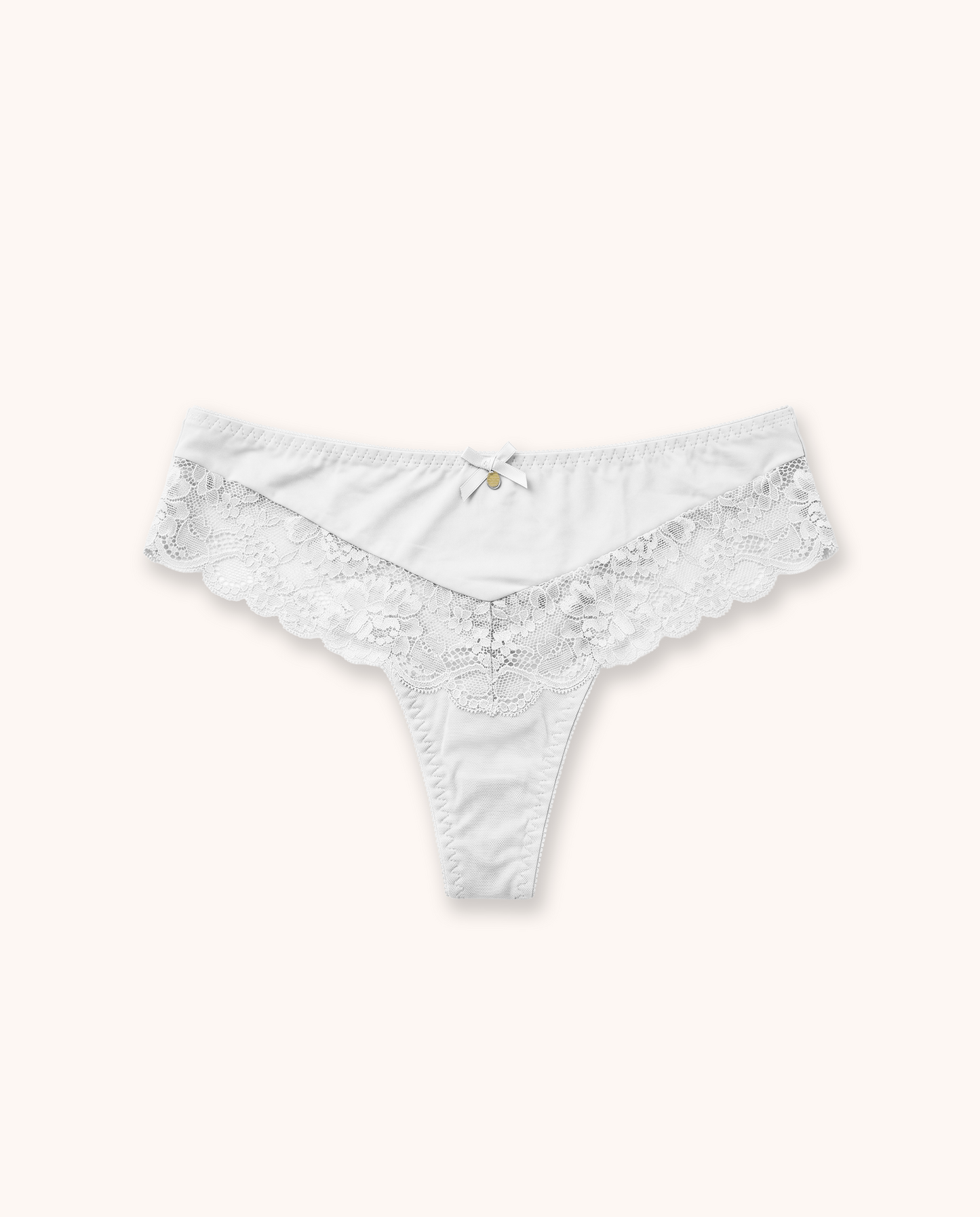 Balaloum stringai kelnaitės – baltos