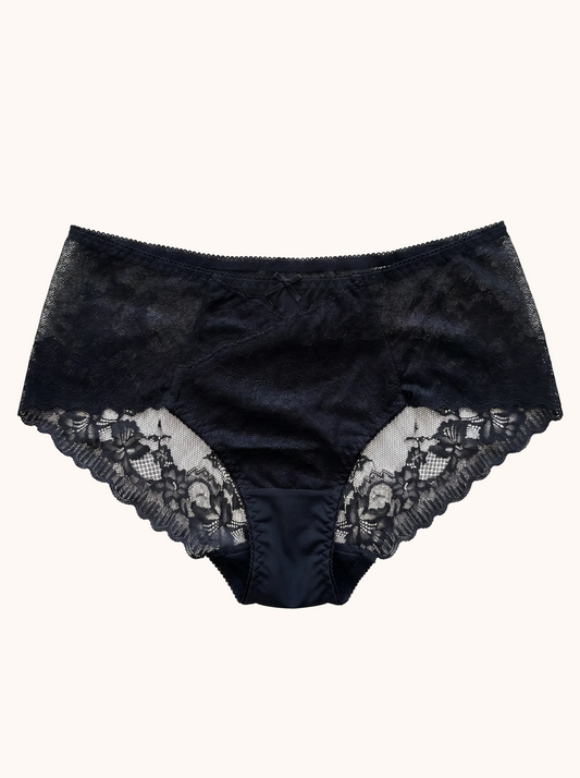 Balaloum Lace Panties - Black